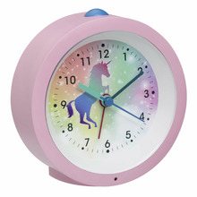 Pink Unicorn Print Electronic Alarm Clock